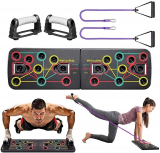 Multi-Function Portable Bracket Board Push Up Training System 13 in 1 Push Up Board with Resistance Bands