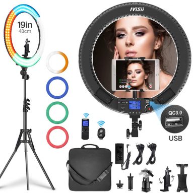 Ring Light with Remote Controller and Stand ipad Holder