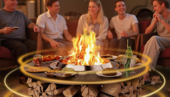 Fire Pit Surround Tabletop for Solo Stove Bonfire 