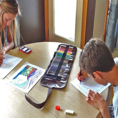 72 Bright Artist Grade Coloring Pencils