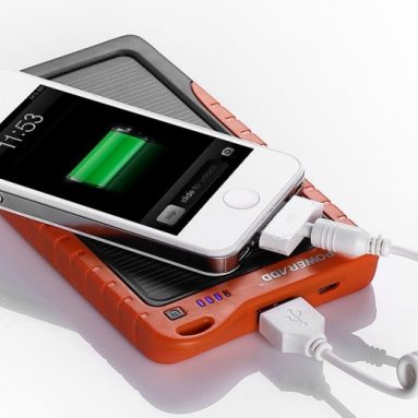 7200mAh Solar Panel Portable Charger Backup External Battery Pack