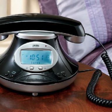 Caller ID Phone With Alarm Clock