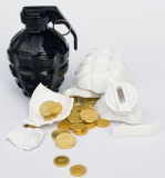 Love Grenade Coin Bank