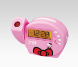 Hello Kitty Projection Alarm Clock With FM Radio