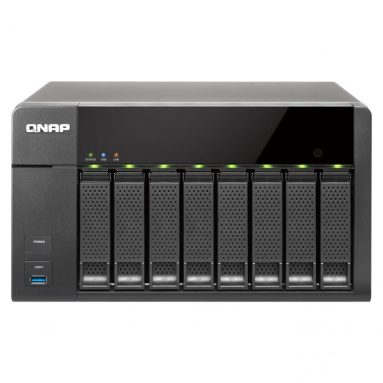 8-Bay Personal Cloud NAS, Intel 2.41GHz Dual Core CPU with Media Transcoding