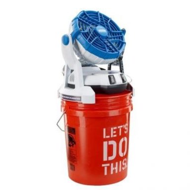 8-Volt Bucket Top Misting Fan