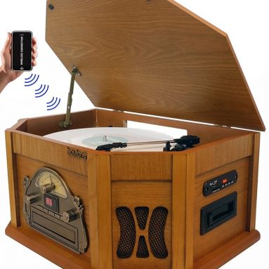 8-in-1 Boytone with Bluetooth Connection Natural wood