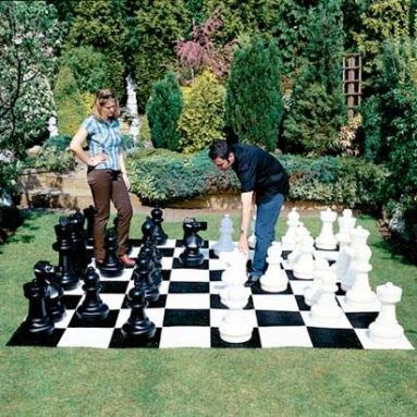 Giant Garden Chess Pieces