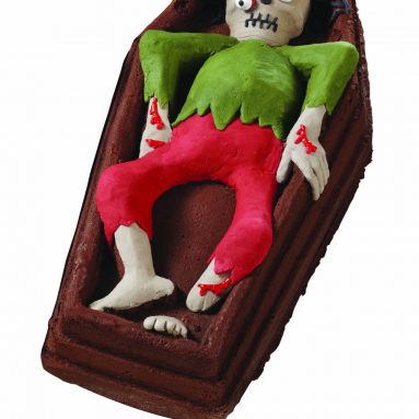 Halloween Dimension Cast Aluminum 3D Skeleton Pan