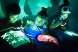 Illuminated Apparel Glow Sketch Interactive Glow in The Dark Pillowcase