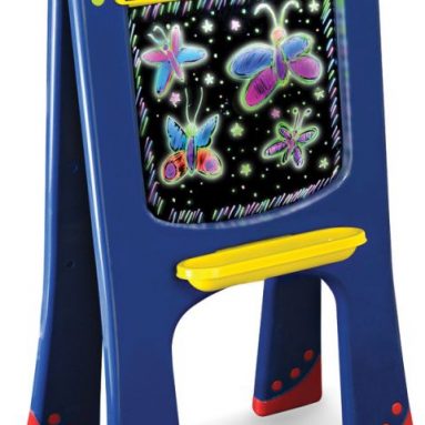 The Wipe Off Fluorescent Art Easel