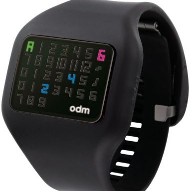 o.d.m. Men’s Illumi Digital Black Watch