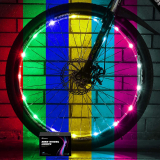 LED Bike Wheel Lights with USB Rechargeable Battery