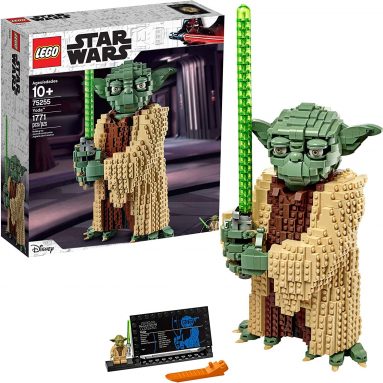 Attack of The Clones Yoda 75255 Yoda Building Model and Collectible Minifigure with Lightsaber
