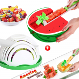 Watermelon Windmill Slicer Salad Cutter Bowl Fruit