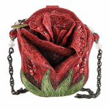 Rose Beaded Shoulder Handbag