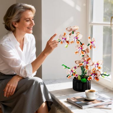 Orchid Flower Building Set