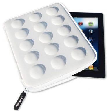 Hard Candy Cases White Line Bubble Sleeve for Apple iPad 2
