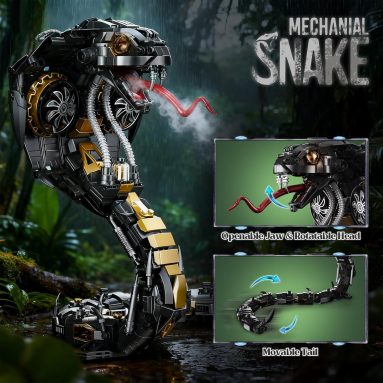 Mechanical Snake Building Block Set