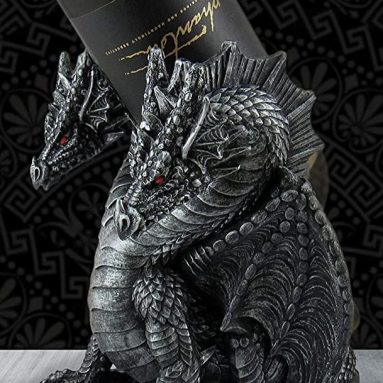 Two-Headed Dragon Wine Display Figure Bottle