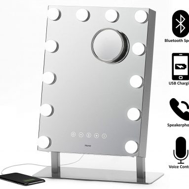Vanity Mirror PRO with Built in Bluetooth, Voice Control, USB Input and Speaker