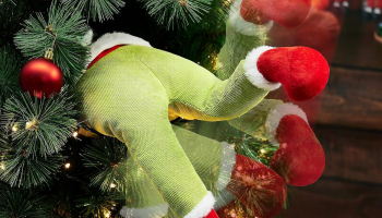 Elf Christmas Tree Decorations, Christmas Animatronics Green