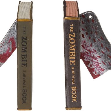 Bloody Zombie Sculptural Bookends