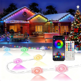Christmas House Lights Outdoor with APP Remote Control