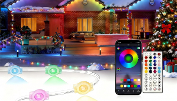 Christmas House Lights Outdoor with APP Remote Control