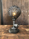 Industrial Steampunk Sphere USA Lamp