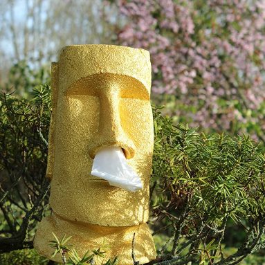 Moai Tissue Box