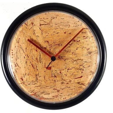 Cork and Copper Wall Clock