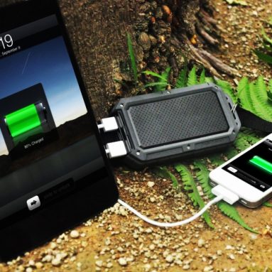 12000mAh Water Proof USB Ports External Battery Charger