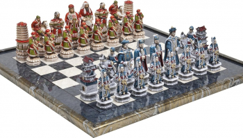 Bello Games Collezioni-Great Wall of China Luxury Chessmen & Mancini