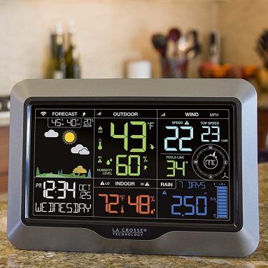 La Crosse Technology V40-Pro-Int Color Wireless Wi-Fi Professional Weather Station