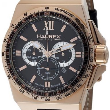 Haurex Italy Men’s Yacht Chrono Brown Dial Watch