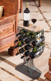 Wine Rack with Cork Holder