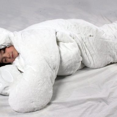 Polar Bear children’s stuffed animal sleeping bag
