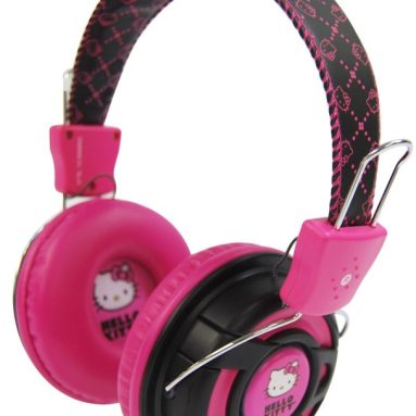 Hello Kitty Over the Ear Foldable Stereo Headphones