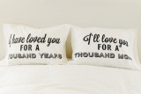 A Thousand Years Christina Perri Song Couples Pillowcases Romantic Pillow