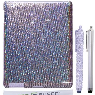 Silver glitter iPad 2/3 Hard Case