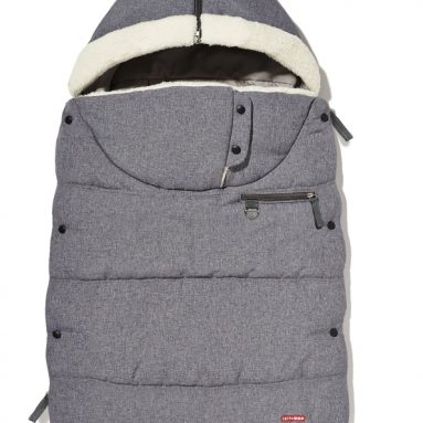 Skip Hop Stroll and Go Three-Season Footmuff, Heather Grey, Toddler
