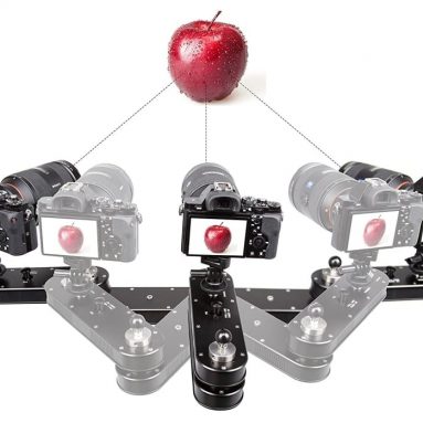 A&J Camera Slider, Foldable Arm, Supplies Perfect Linear & Parabolic Modes for Video & Photo Production