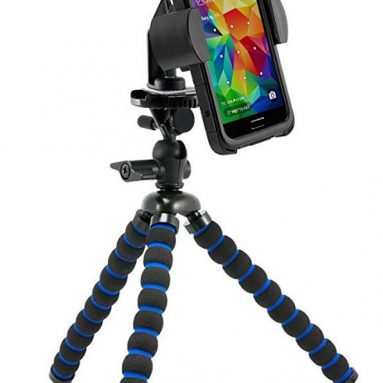 ARKON 11″ Tripod with Phone Holder Mount for Streaming Live Video