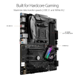 ASUS ROG STRIX B350-F GAMING AMD Ryzen AM4 DDR4 HDMI DisplayPort M.2 USB 3.1 ATX B350 Motherboard