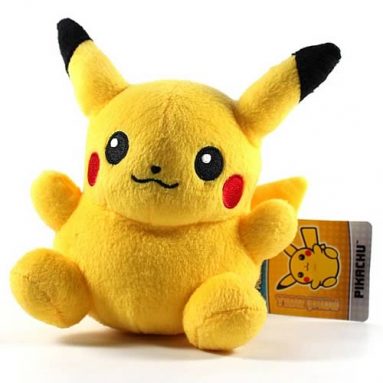 Pokemon Center Black and White Pikachu Plush