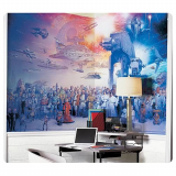 Star Wars Celebration Chair Rail Prepasted Wall Mural