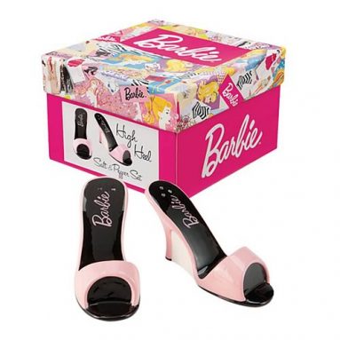 Barbie Pink Pumps Salt and Pepper Shaker Set