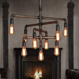 Adjustable Pipe Chandeliers Pendant Hanging Lighting