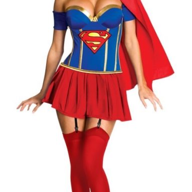 Adult Supergirl Corset Costume